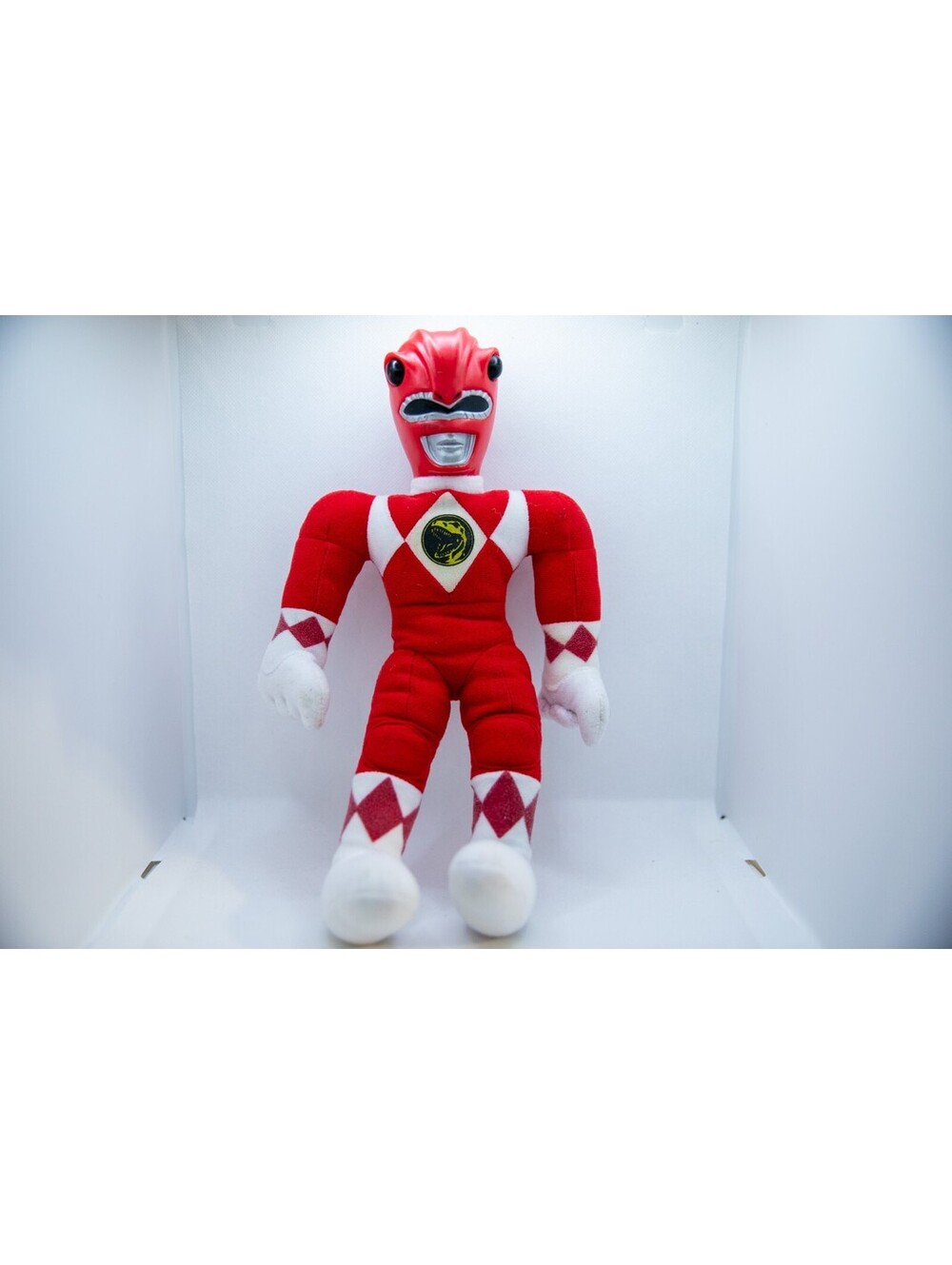 Power Rangers Action Pal 19" tall Red Ranger Figure plastic head plush body